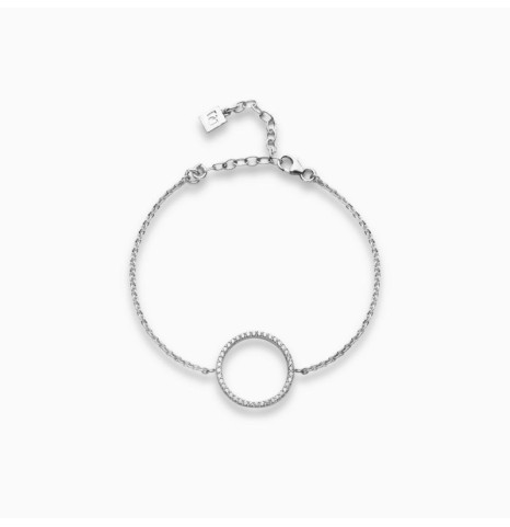 Pulsera Arandela pavé Plata
