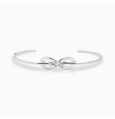 Pulsera Esclava Infinito Plata