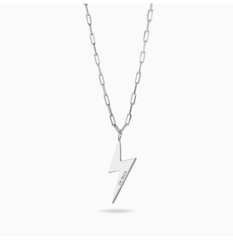 Cadena con Rayo IV Plata
