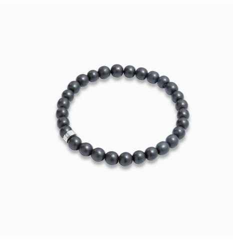 Pulsera Hematite bolas DD