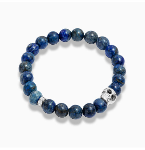 Pulsera SKULL Sodalita