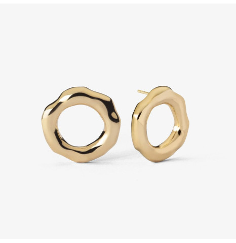 Aros Circulares Dorados