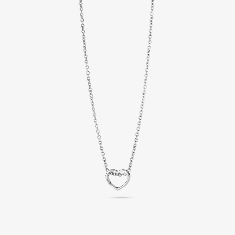 Collar de oro 18k corazón