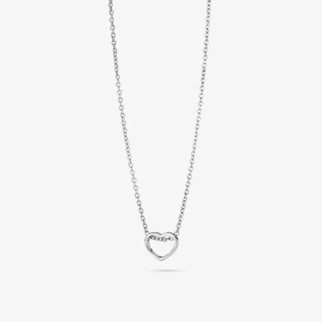 Collar de oro 18k corazón