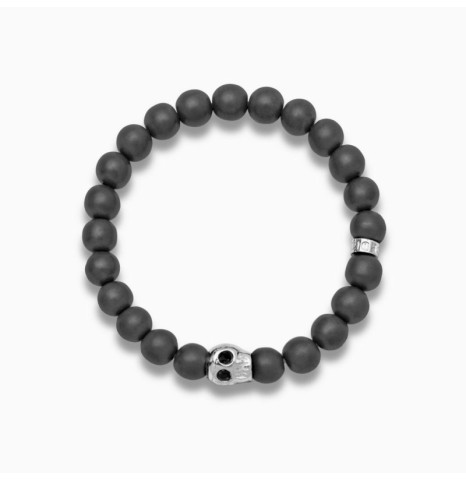 Pulsera SKULL Hematite