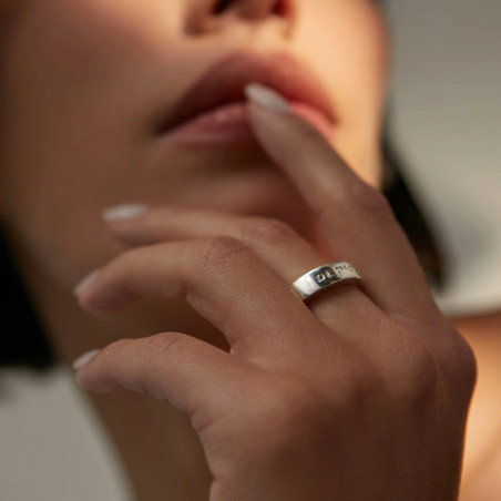 Anillo Heiti Plata