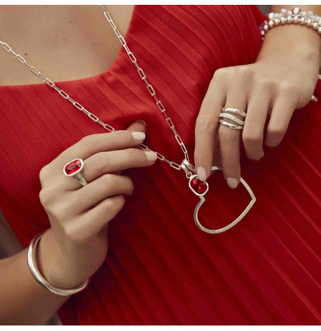 Anillo Cushion I Plata con...