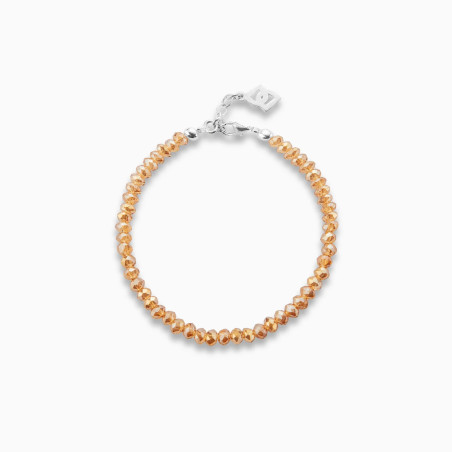 Pulsera de cristales ambar y plata 925