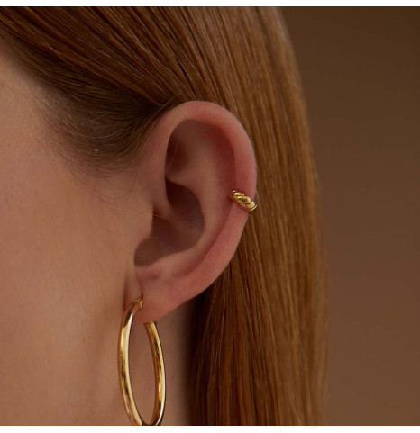 Ear Cuff Twist Gold