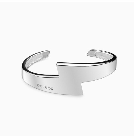 Pulsera Esclava Rayo Plata