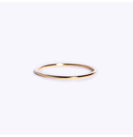 Anillo de oro 18k liso