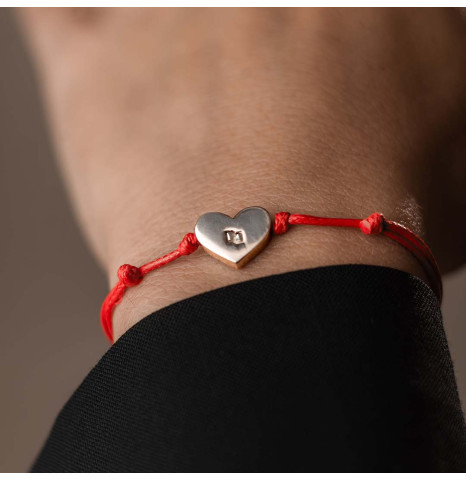 Pulsera Hilo corazón