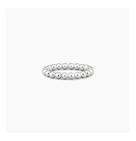 Anillo Bolitas II Plata