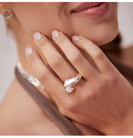 Anillo Maxi en Plata 925