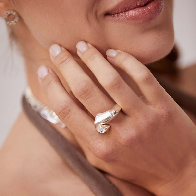 Anillo Maxi en Plata 925