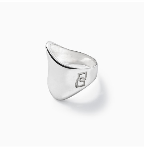 Anillo Ondulado Plata