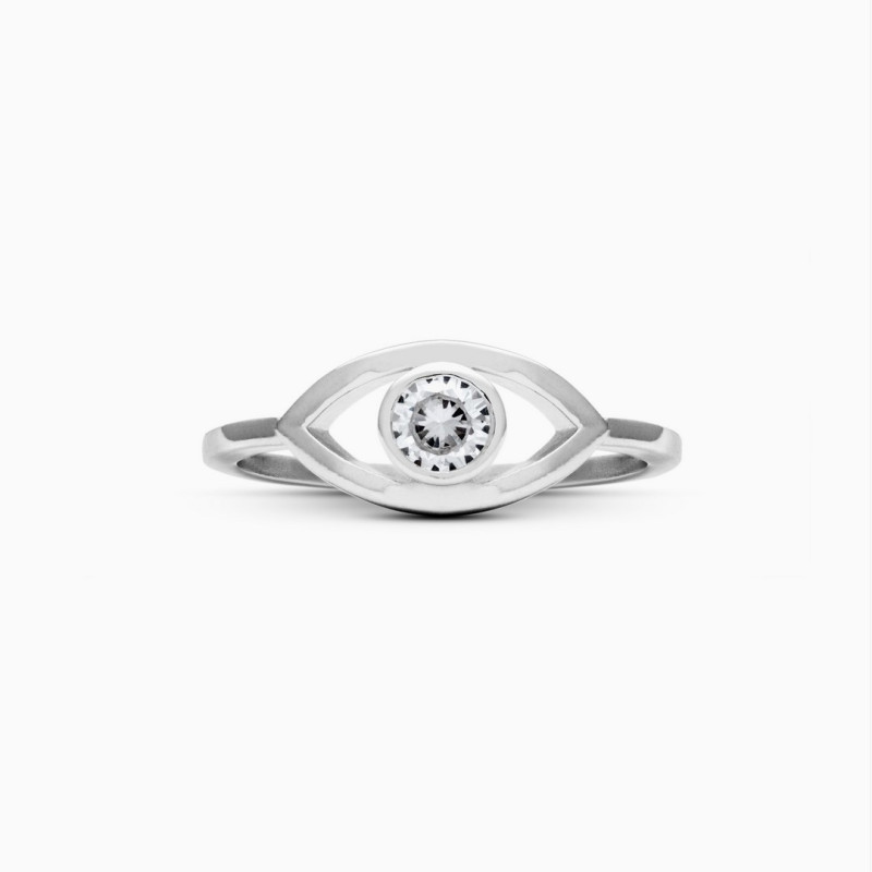 Anillo Evil Eye I Plata