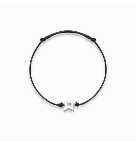 Pulsera Hilo Estrella Plata...