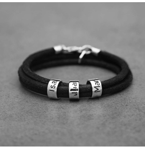 Pulsera de Cuero 3 vueltas...