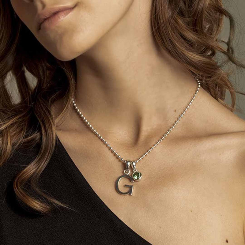 Dije letra Mediana Plata