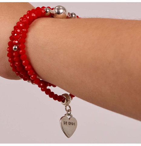 Pulsera de cristales con...