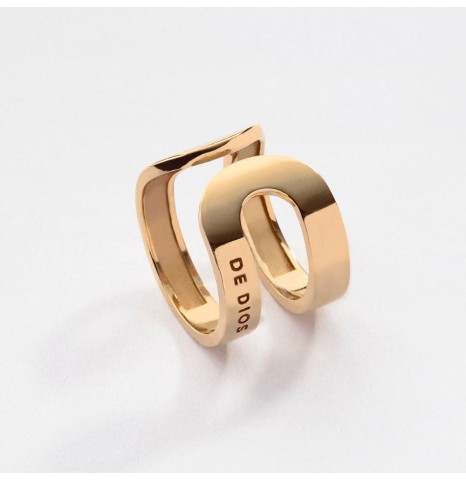 Anillo Abierto Dorado