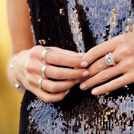 Anillo Heiti Plata
