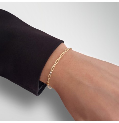 Pulsera de oro 18k Cadena FL70