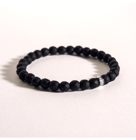Pulsera Onix Facetada DD...