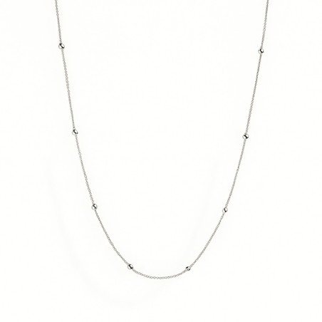 Collar de bolitas de plata