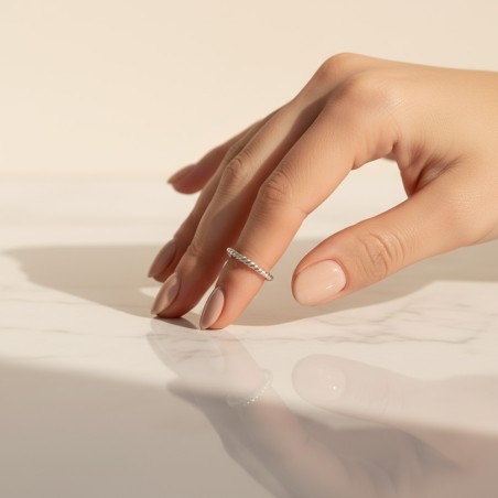 Anillo Trenza I Plata