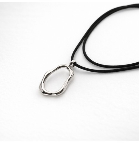 Collar Lazo Cordón con...