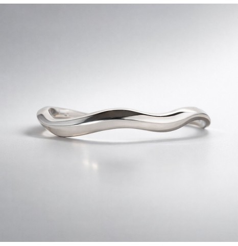 Pulsera esclava en Plata 925 de formas irregulares