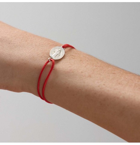 Pulsera Hilo Medalla...