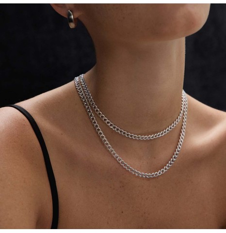 Cadena Cubana Plata