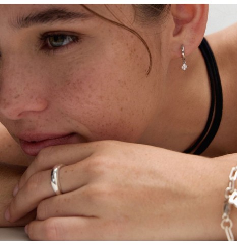 Anillo Curvo I Plata