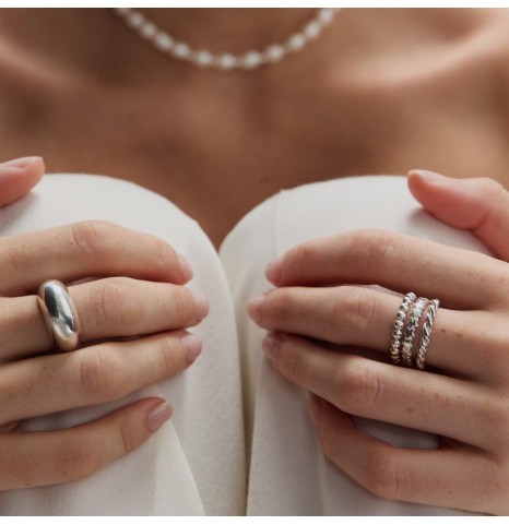 Anillo Trenza II Plata