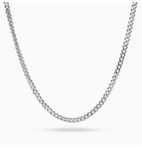 Cadena Grumet 120 Plata Hombre
