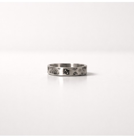 Anillo Cinta fina Plata Hombre