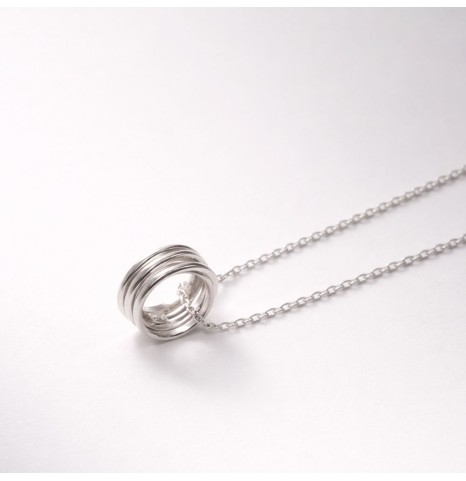 Collar Hilos de la Vida Plata