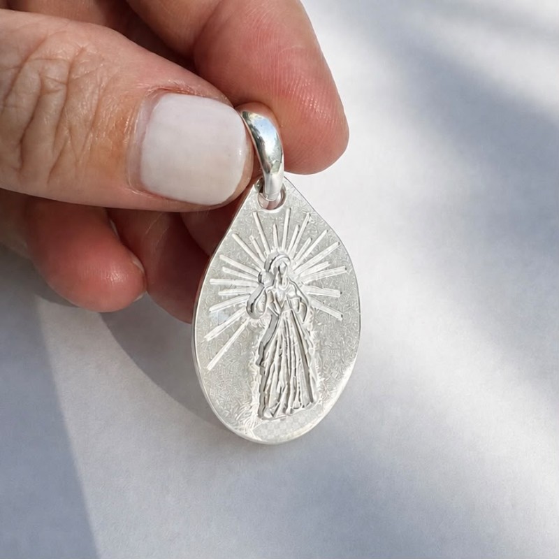 Dije VIrgen Medjugorje 3cms  Plata