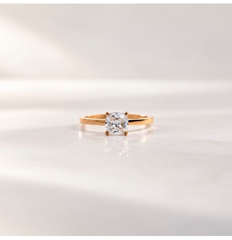 Anillo Compromiso solitario...