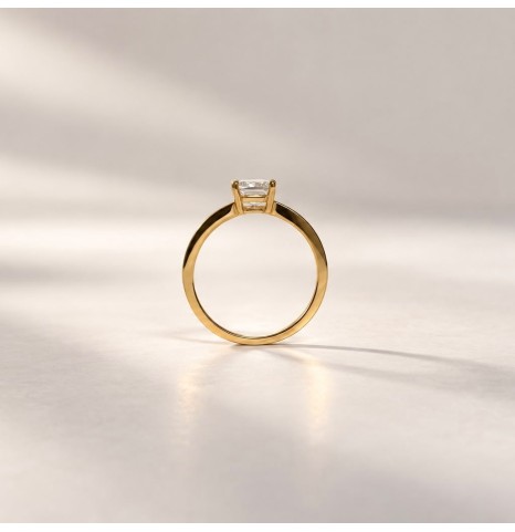 Anillo Compromiso solitario...
