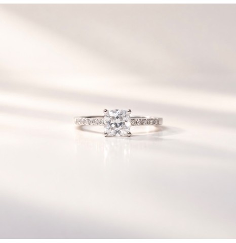 Anillo compromiso Cintillo...