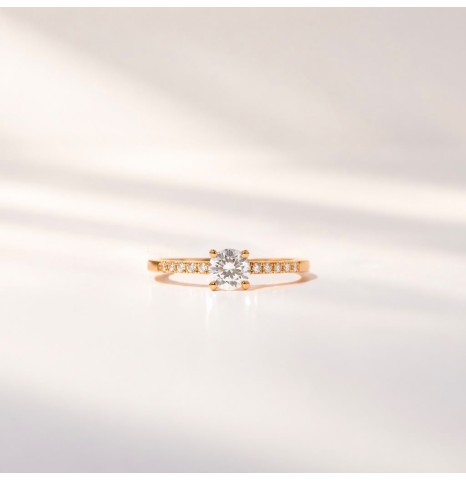 Anillo compromiso Cintillo...