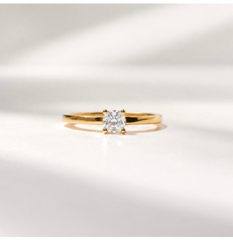 Anillo Compromiso Solitario...