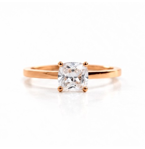 Anillo Compromiso solitario...