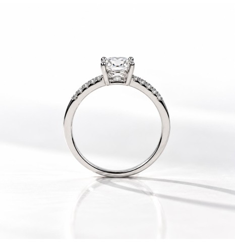 Anillo compromiso Cintillo...