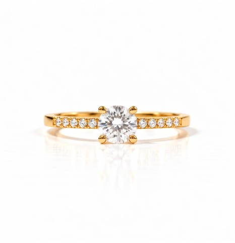 Anillo compromiso Cintillo...