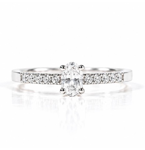 Anillo compromiso Cintillo...